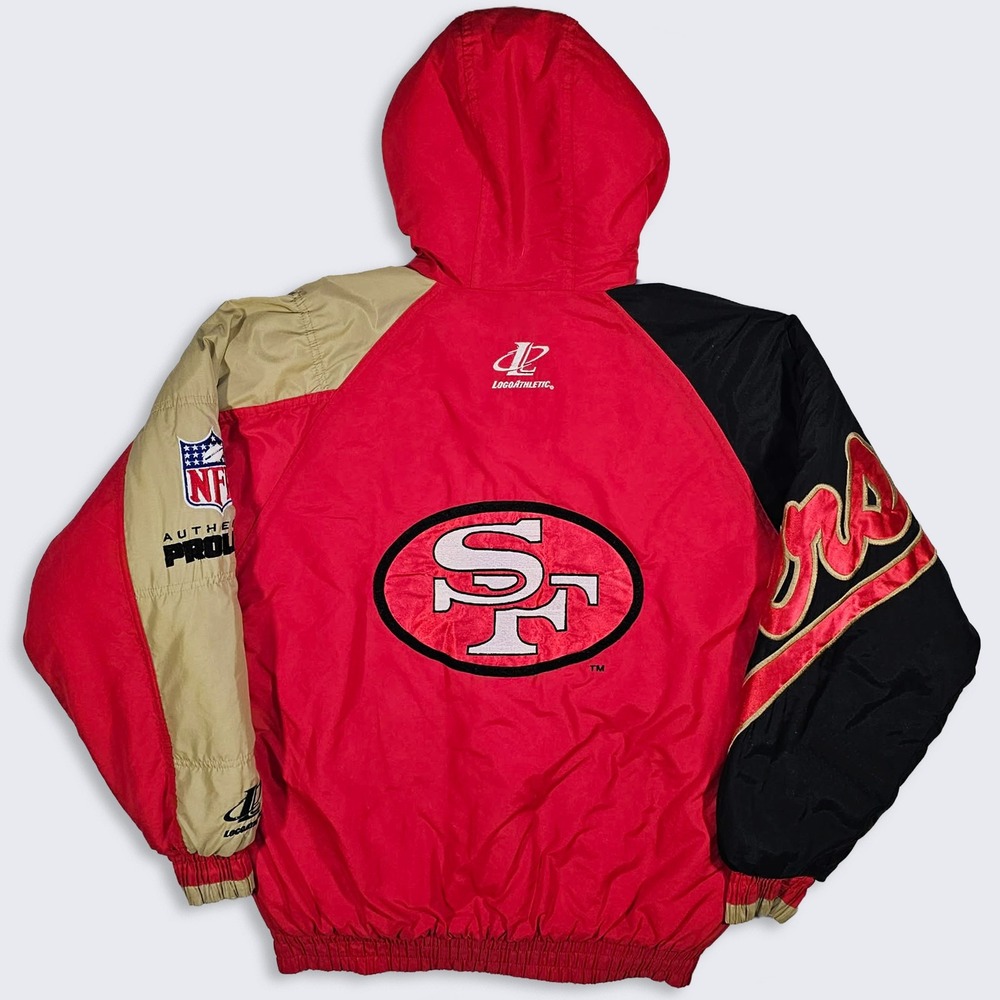 San Francisco 49ers Vintage 90s Logo Athletic Jacket